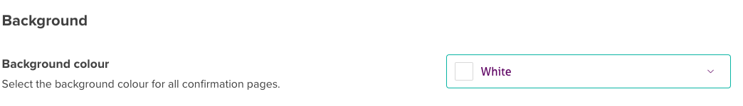 Couleur arrière plan